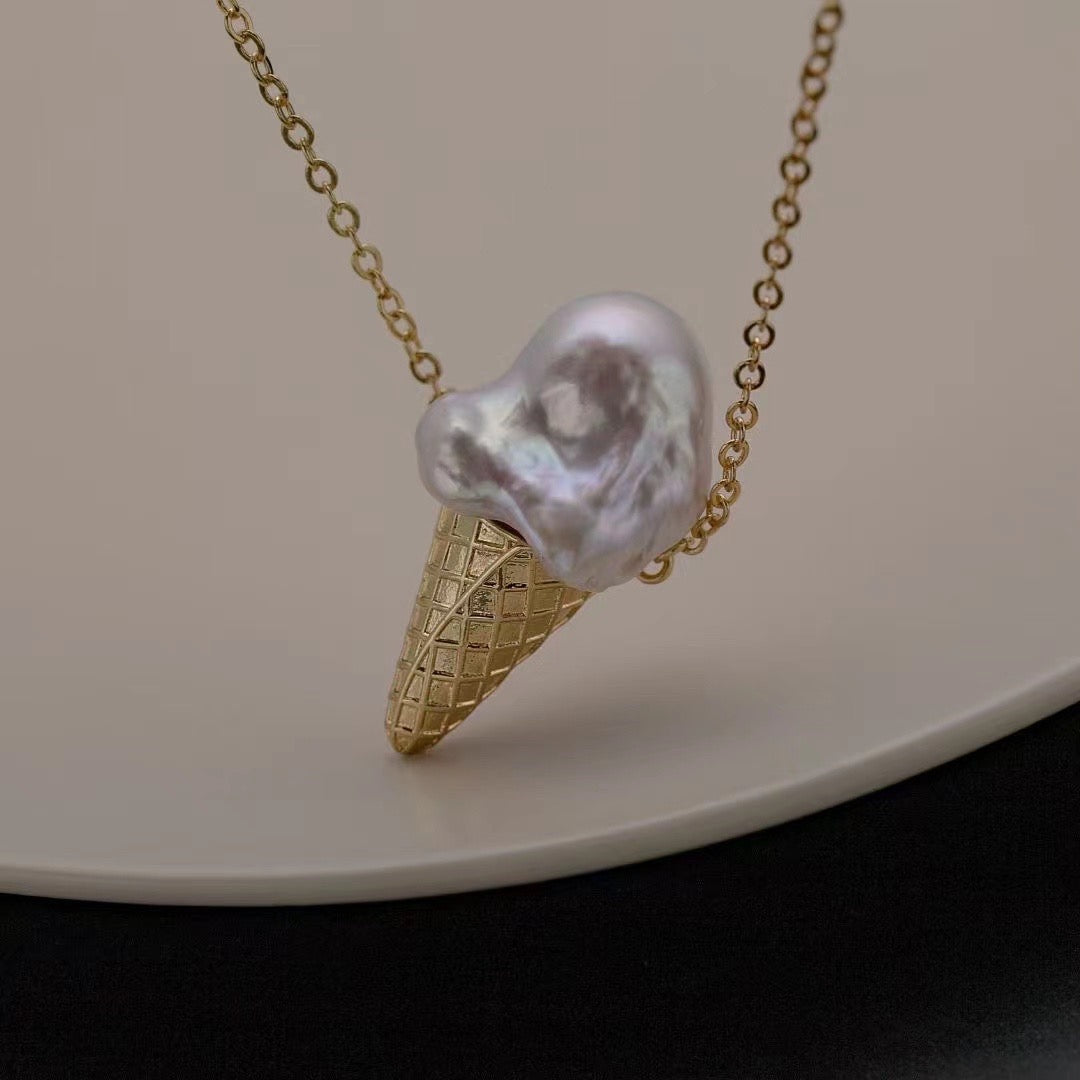 The Tranquil Ice Cream Necklace