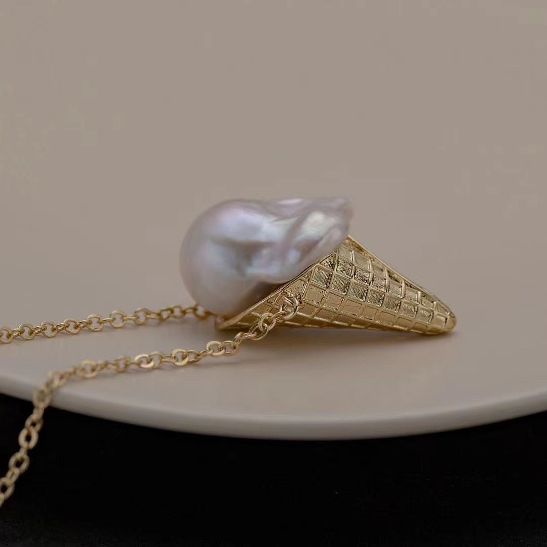 The Tranquil Ice Cream Necklace